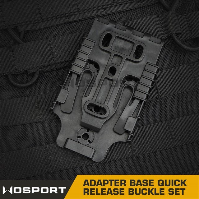 WST Quick Locking System Kit for QLS Holsters - Black