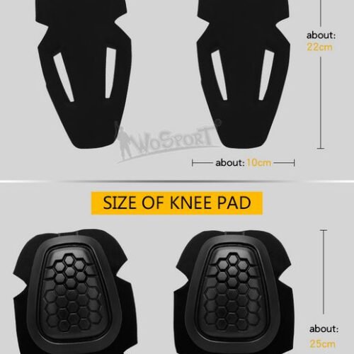 G4 Protective gear tactical Kneepads elbow pads set - Black
