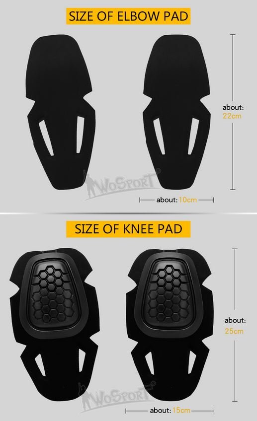 G4 Protective gear tactical Kneepads elbow pads set - Black