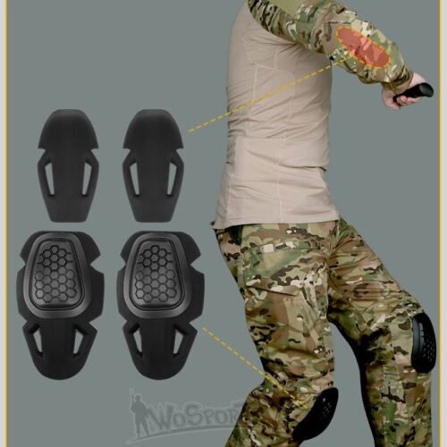 G4 Protective gear tactical Kneepads elbow pads set - Black