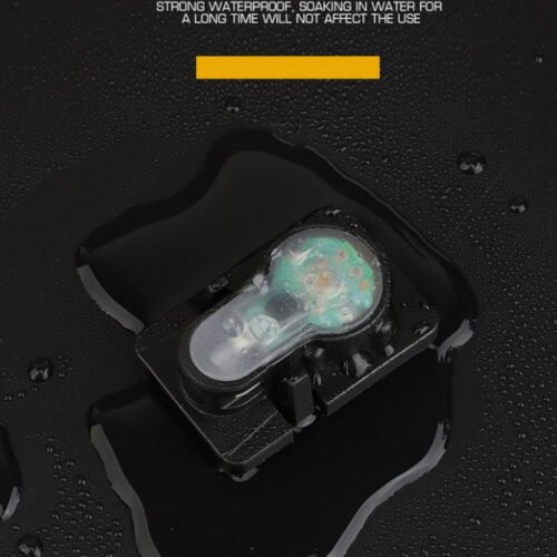 Helmet rail tactical signal light - Black (red light)