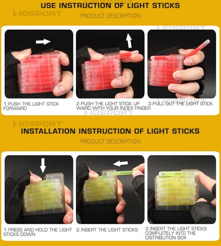 41123 Tactical Distribution Box for Light Sticks - TAN