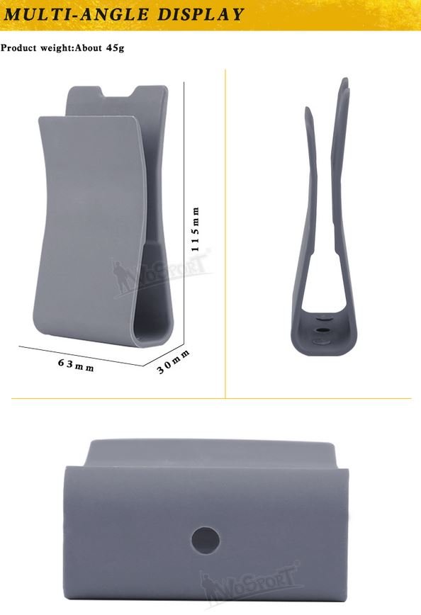 Plastic insert for M4 mag  - Grey (2PCS)