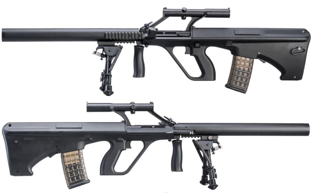Steyr Aug with silencer (SW-020-AM) - Black