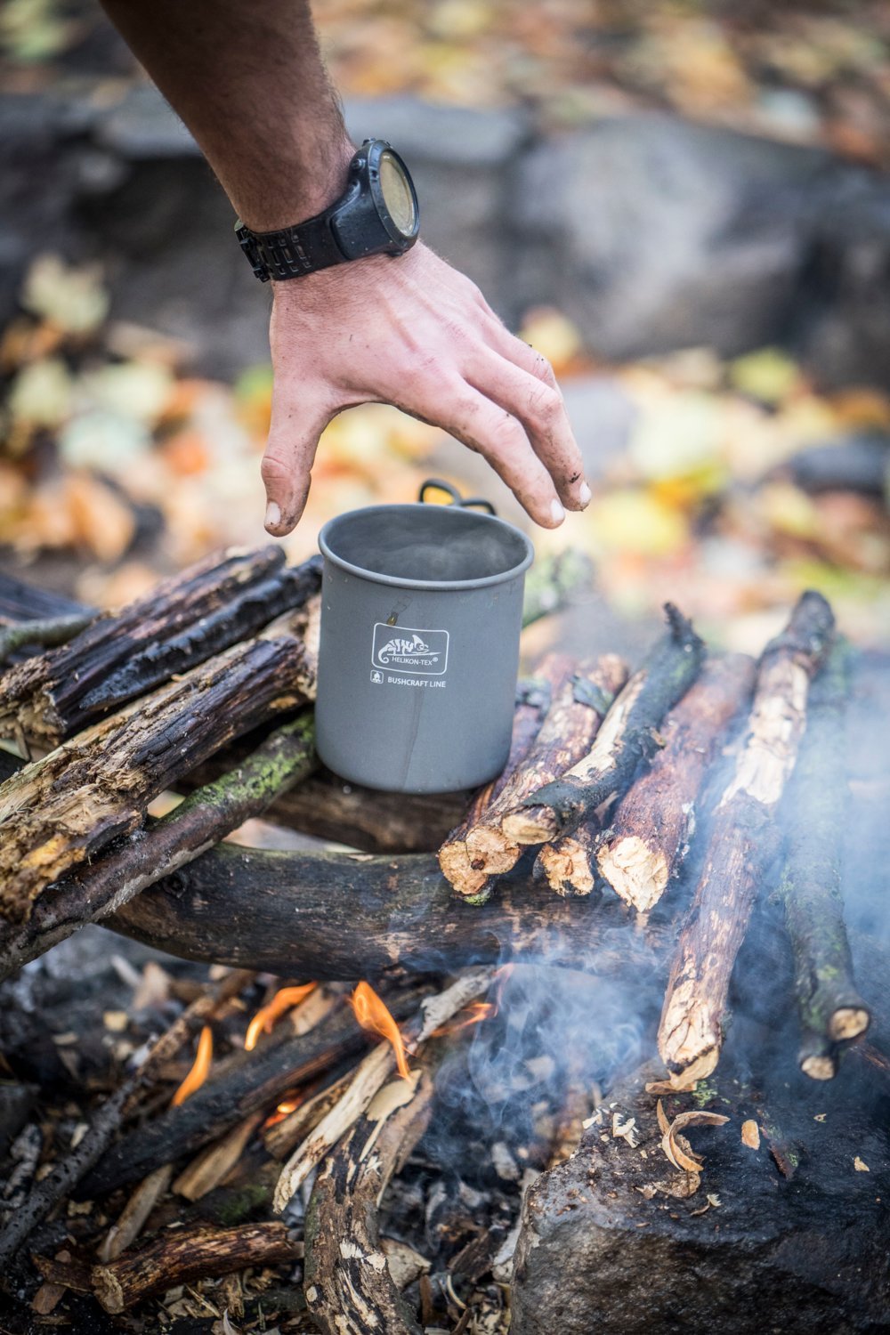 HELIKON Aluminum Cup / Mug CAMP 0.85 l - Grey