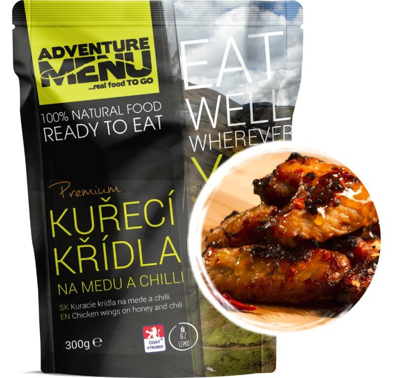 Chicken wings on honey and chilli