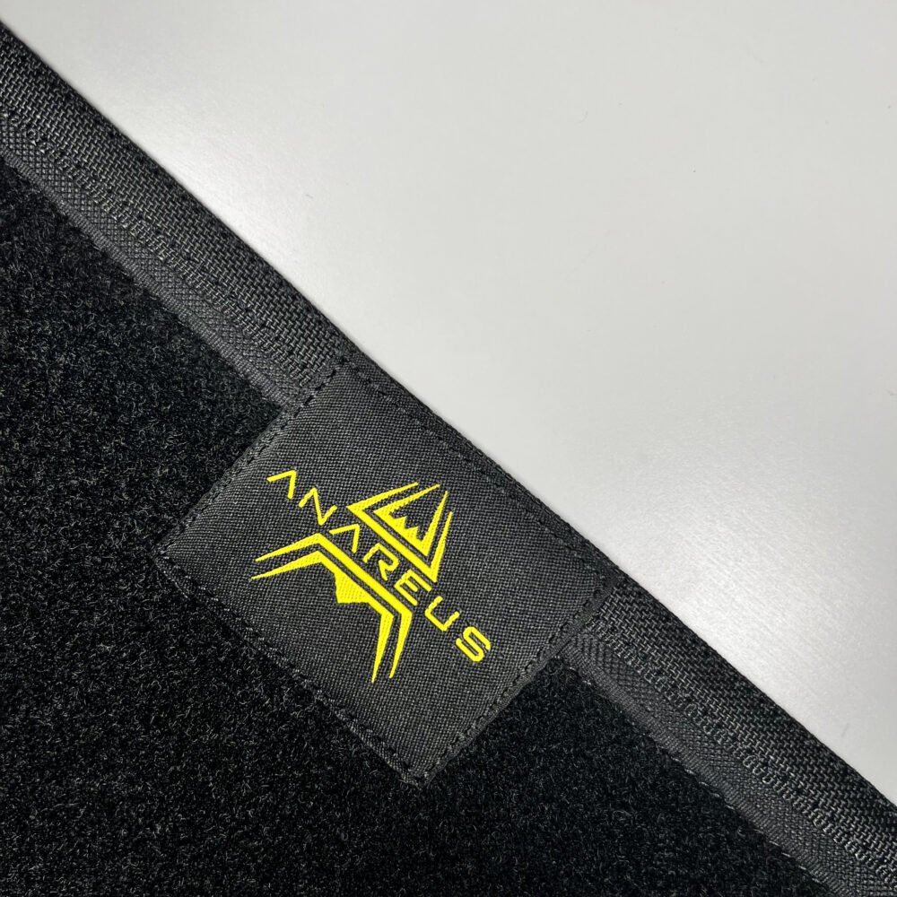 Patch panel for patches with Velcro 70x90cm - black