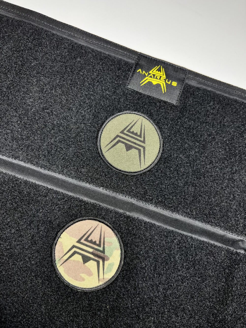 Patch panel for patches with Velcro 70x90cm - black