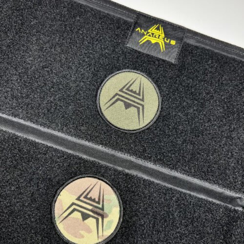 Patch panel for patches with Velcro 70x90cm - black