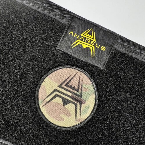 Patch panel for patches with Velcro 70x90cm - black