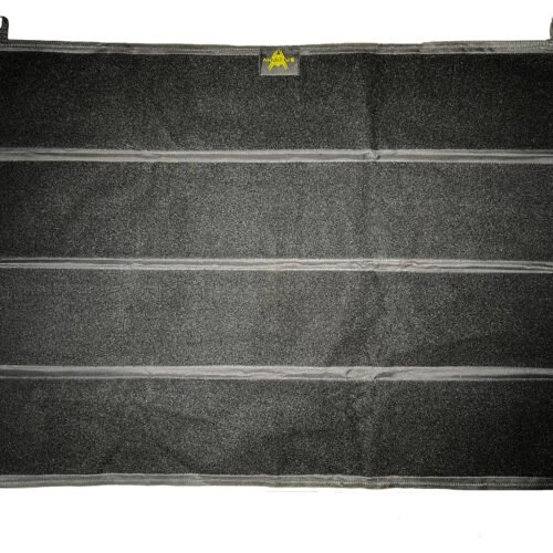 Patch panel for patches with Velcro 70x90cm - black