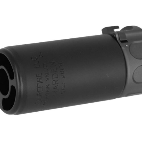 Angry Gun QD WARDEN BLAST Silencer (Full Markings), 14- mm (CCW) - Black