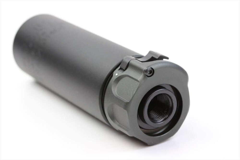 Angry Gun QD Mini SOCOM556 Silencer (Full Markings), 14- mm (CCW) - Black
