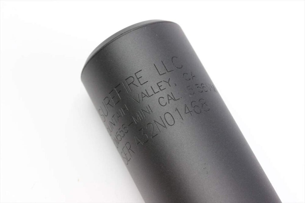 Angry Gun QD Mini SOCOM556 Silencer (Full Markings), 14- mm (CCW) - Black