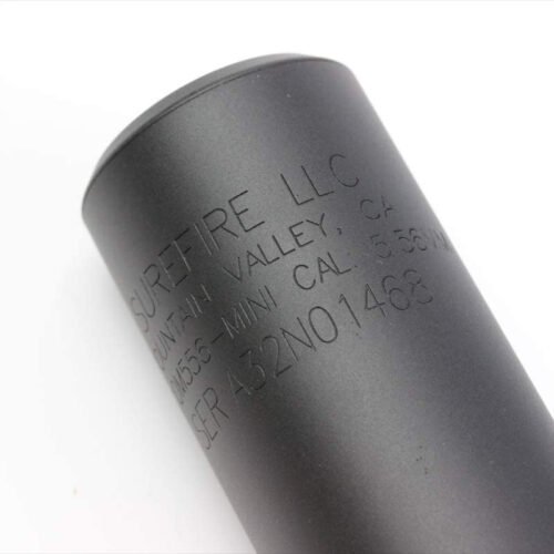 Angry Gun QD Mini SOCOM556 Silencer (Full Markings), 14- mm (CCW) - Black