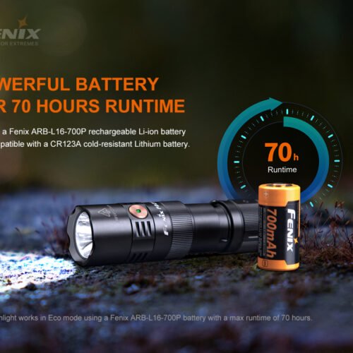 LED Rechargeable EDC flashlight Fenix PD25R