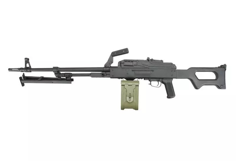 A a K PKM Machine Gun - Black