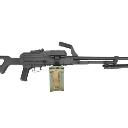 A a K PKM Machine Gun - Black