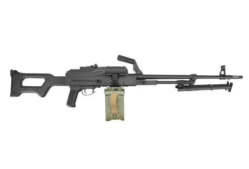 A a K PKM Machine Gun - Black