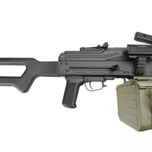 A a K PKM Machine Gun - Black