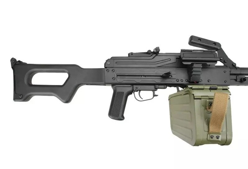 A a K PKM Machine Gun - Black