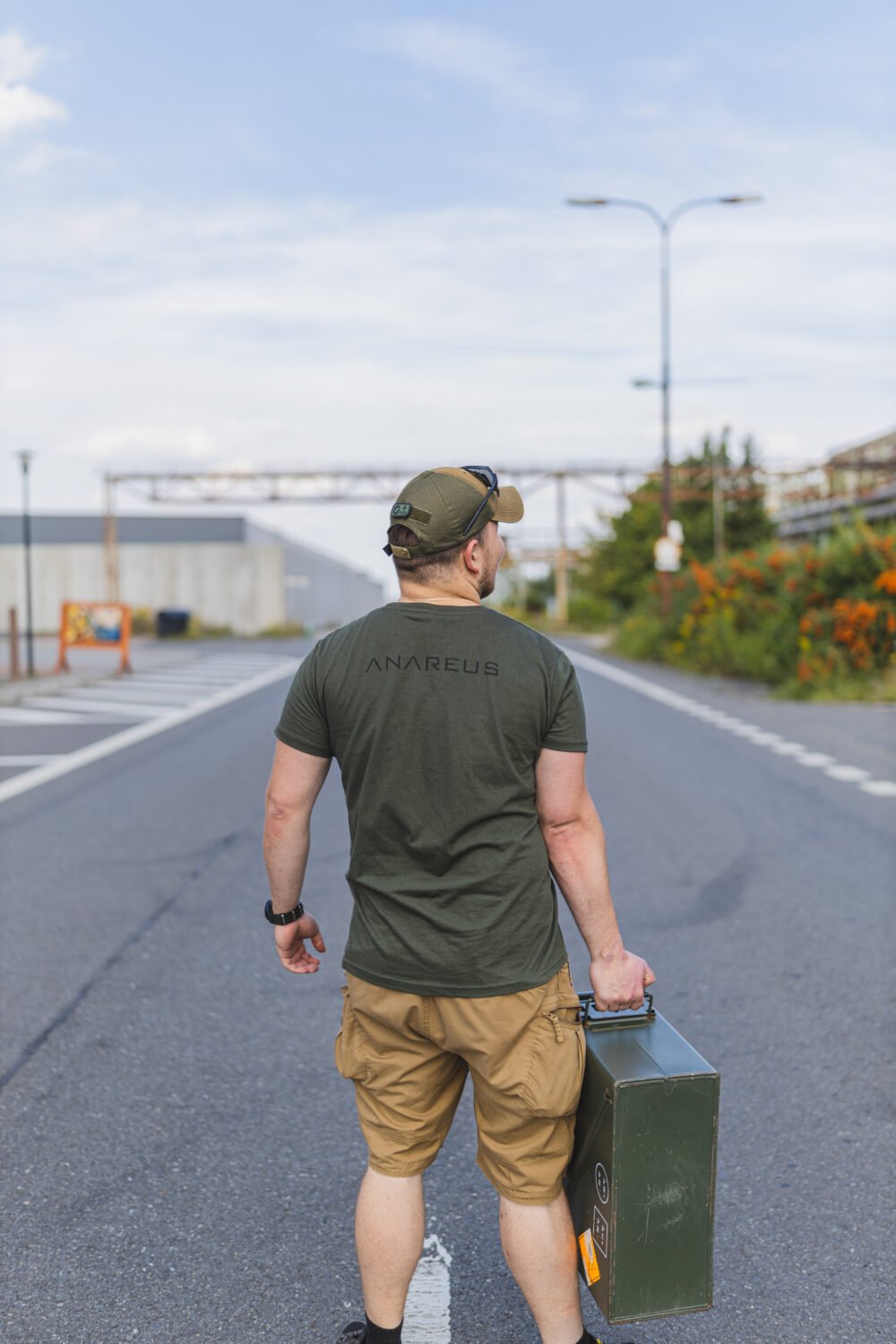 T-Shirt ANAREUS Spider logo - OD