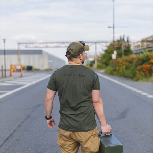 T-Shirt ANAREUS Spider logo - OD