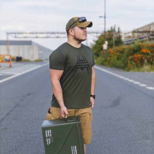 T-Shirt ANAREUS Spider logo - OD