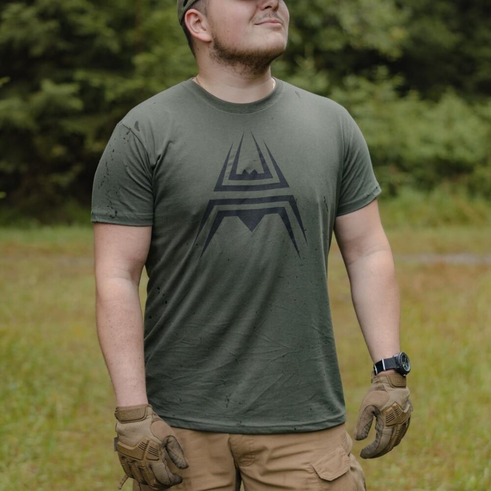 T-Shirt ANAREUS Spider logo - OD