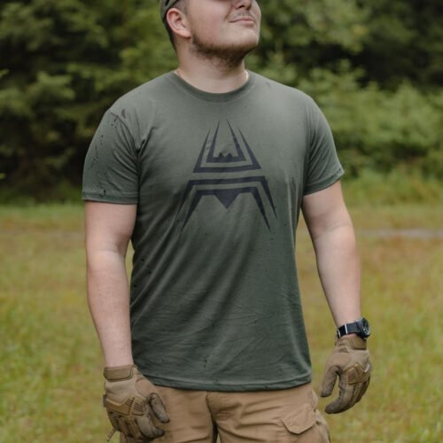 T-Shirt ANAREUS Spider logo - OD