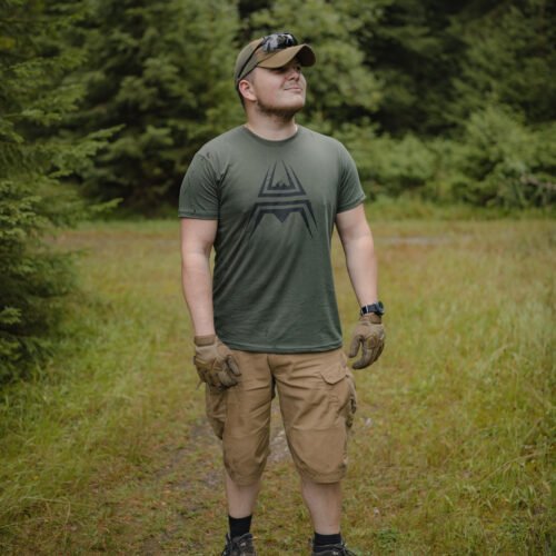 T-Shirt ANAREUS Spider logo - OD