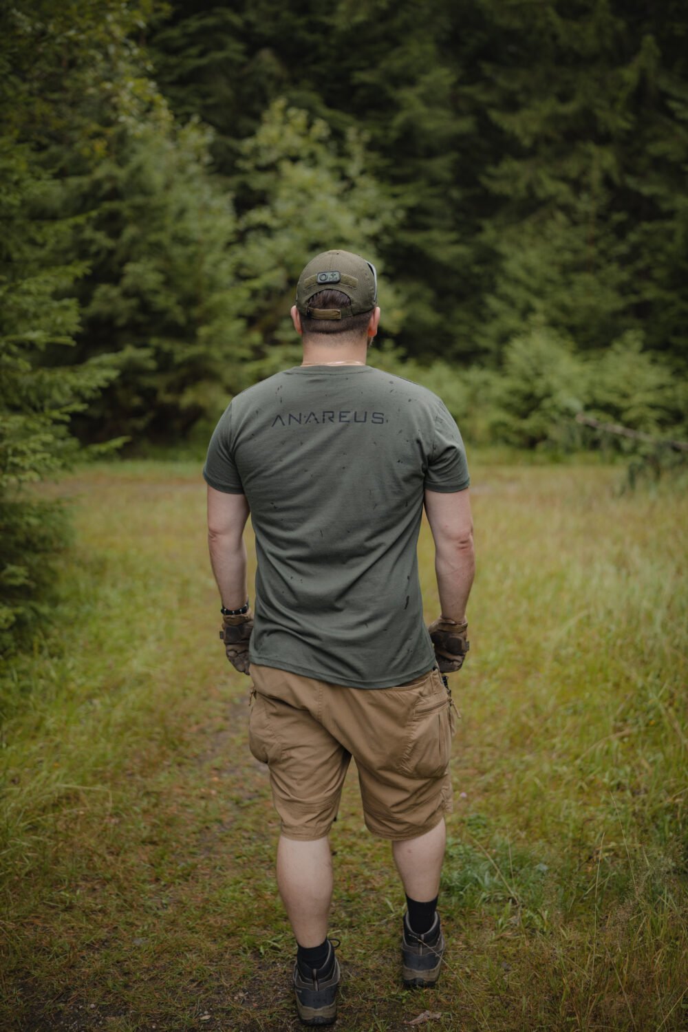 T-Shirt ANAREUS Spider logo - OD