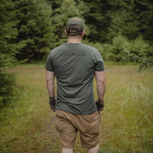 T-Shirt ANAREUS Spider logo - OD