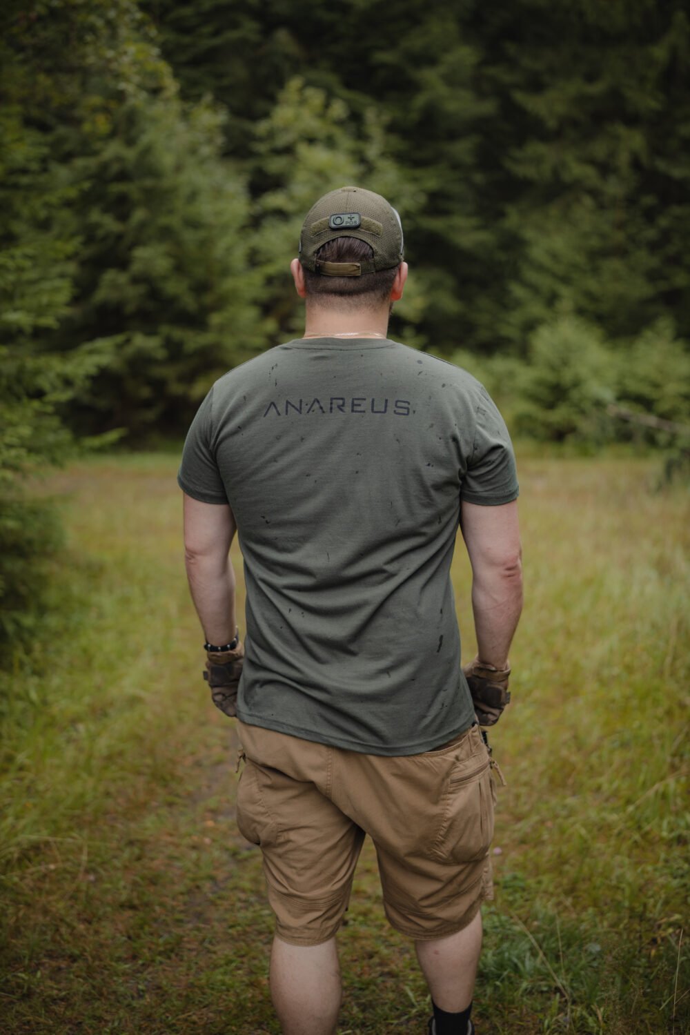 T-Shirt ANAREUS Spider logo - OD