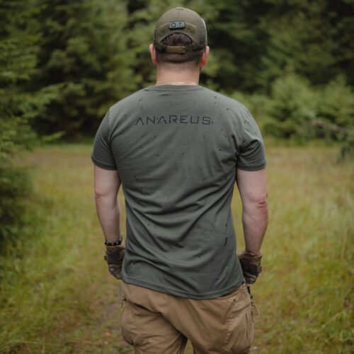 T-Shirt ANAREUS Spider logo - OD