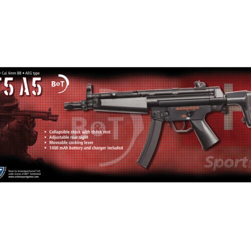 ASG B a T5 A5 AEG Sportline SMG - Black