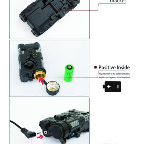 FMA LAB PEQ-NGAL Upgrade Version (Red/IR laser), Nylon - Tan