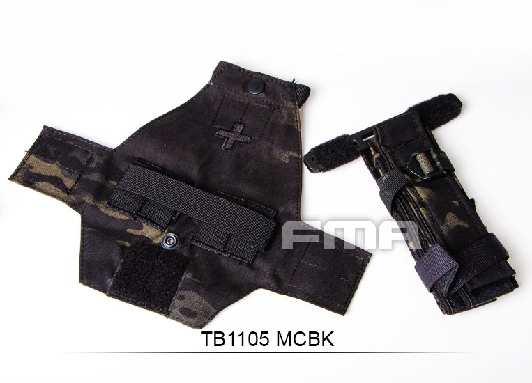 FMA QH Application Dummy Tourniquet with MOLLE System - MC Black