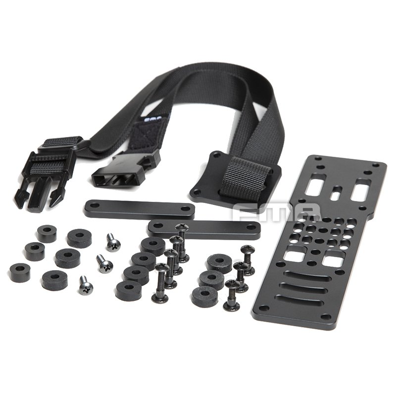 FMA Modular Aluminium Holster Platform - Black