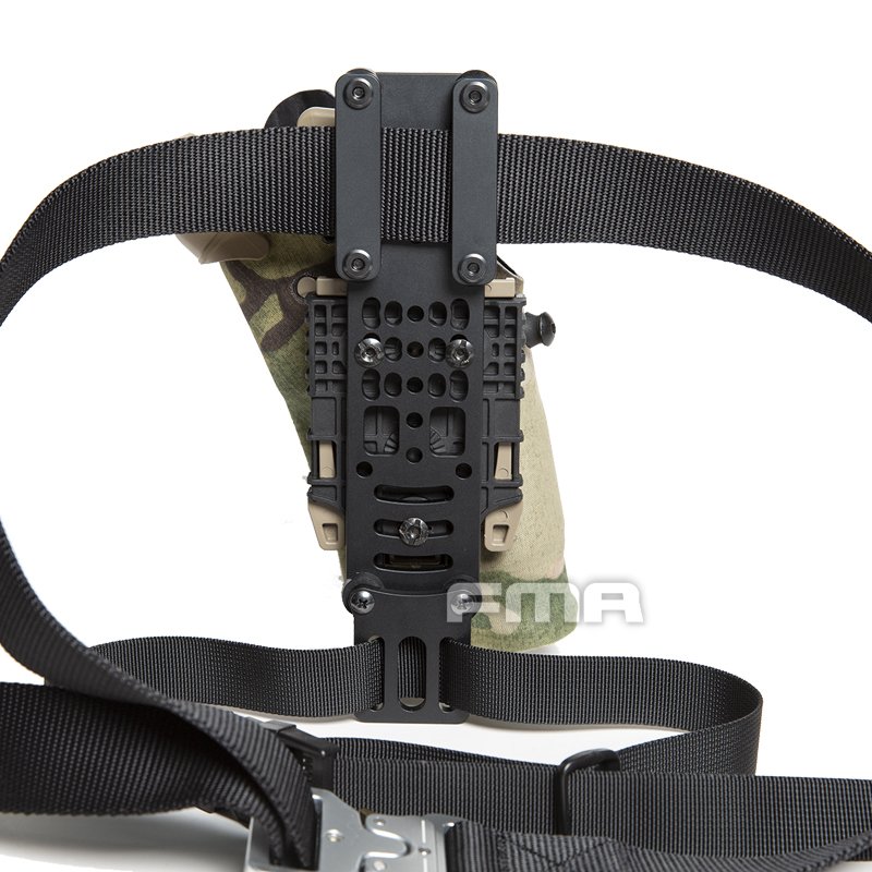 FMA Modular Aluminium Holster Platform - Black