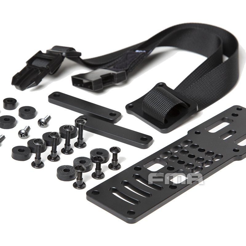 FMA Modular Aluminium Holster Platform - Black