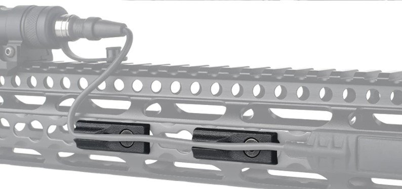 FMA CNC M-LOK / Keymod Cable Management, Type A - Black