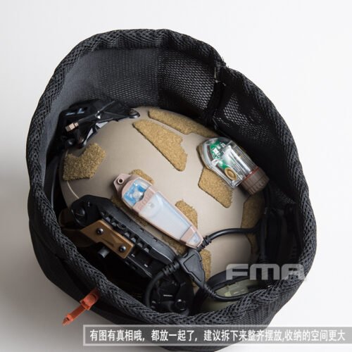 FMA Mesh Cloth Bag for Helmet - Black
