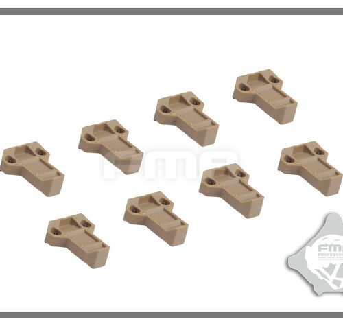 FMA Enlarged Magazine Pouch Pull Tabs, 8 pcs - Tan