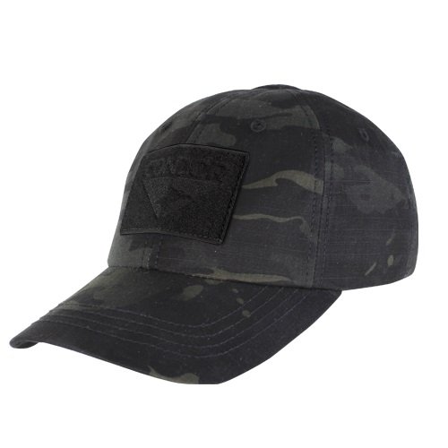 CONDOR Tactical Cap OPERATOR with Velcro Panels - Multicam Black(R)