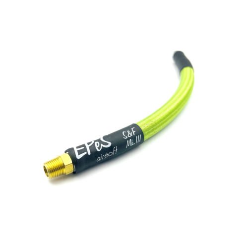 EPeS IGL HPA S a F Braided Hose, 20 cm, QD Foster  plus  1/8 NPT - Fresh Green