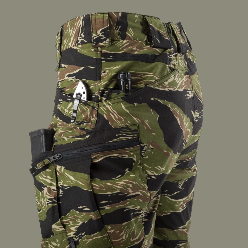 43169 HELIKON UTS(R) (Urban Tactical Shorts(R)) 11” PolyCotton Stretch Ripstop - Tiger Stripe