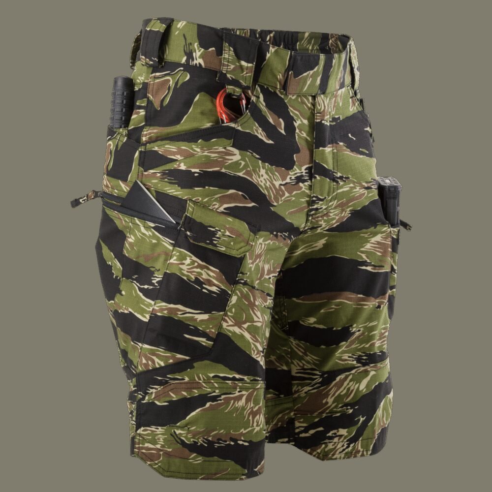43173 HELIKON UTS(R) (Urban Tactical Shorts(R)) 11” PolyCotton Stretch Ripstop - Tiger Stripe