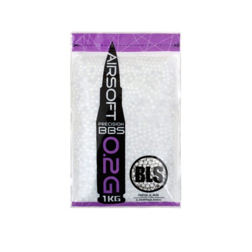 BLS Precision pellets 0,20g, 5000 BBs - White