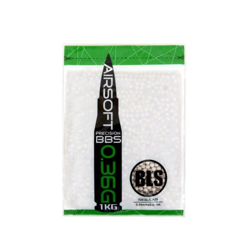 BLS Precision pellets 0,36g, 2800 BBs - White